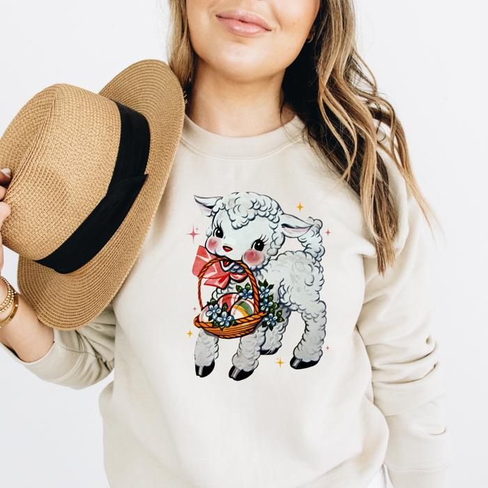 Vintage Inspired Easter Spring Tees and Sweatshirts