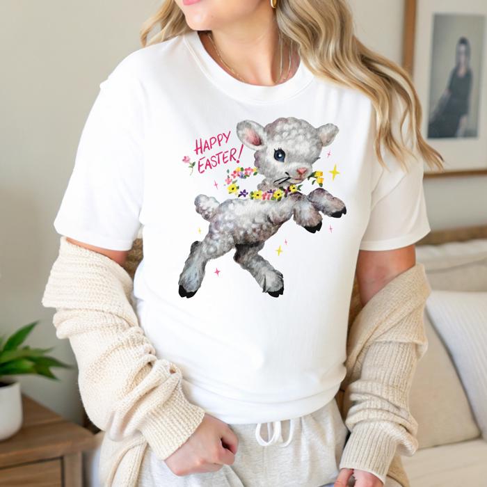 Vintage Inspired Easter Spring Tees and Sweatshirts