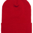 Red Red Custom Personalized Patch Beanie