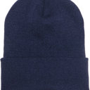 Navy Blue Custom Personalized Patch Beanie