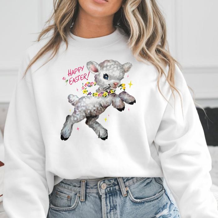 Vintage Inspired Easter Spring Tees and Sweatshirts