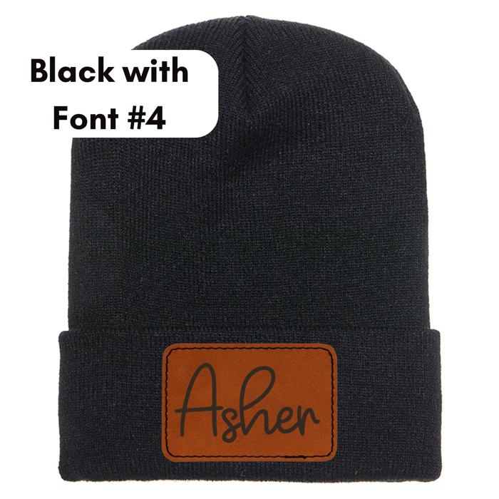 Custom Personalized Patch Beanie