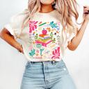  Comfort Colors Boho Teacher Tee- End of Year Teacher Gift, Book Lovers Gift