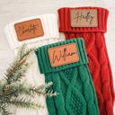  Personalized Knit Christmas Stockings