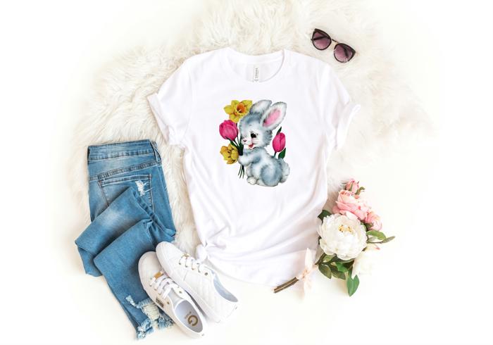 Vintage Inspired Easter Spring Tees and Sweatshirts
