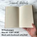  Personalized Journal  -  Custom Name Notebook - Choose from 5 different fonts! 