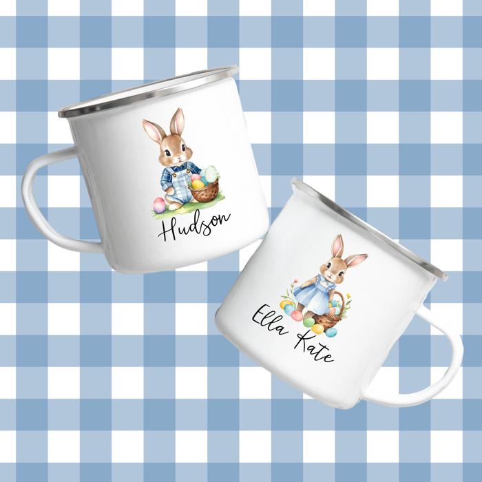 Personalized Easter Bunny Mug for Children, Easter Basket Filler Gift for Kids
