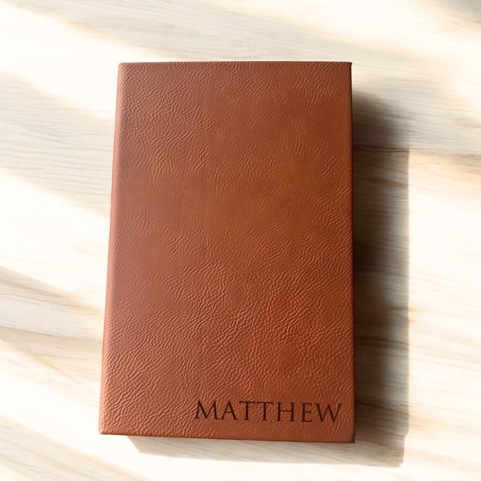 Personalized Journal  -  Custom Name Notebook - Choose from 5 different fonts! 