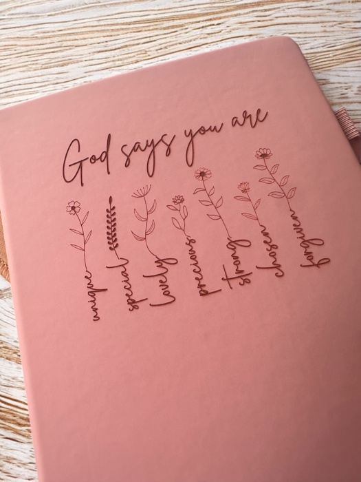Personalized Prayer Journal for Women - Prayer notebook - Bible Study Notebook