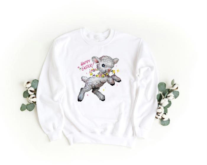 Vintage Inspired Easter Spring Tees and Sweatshirts