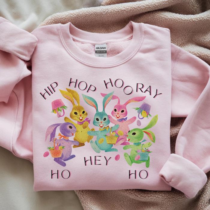 Vintage Inspired Easter Spring Tees and Sweatshirts