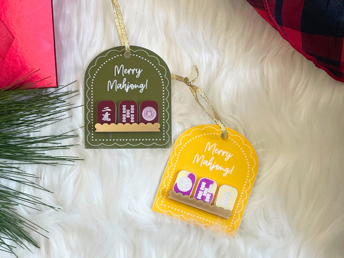 Merry Mahjong Christmas Ornament