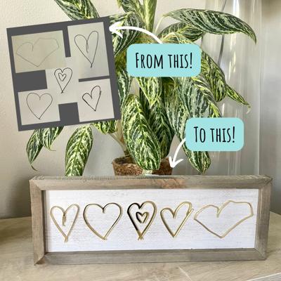 Mothers Day Custom Handwritten Heart Personalized Art, Handwriting Gift for Mom