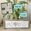  Mothers Day Custom Handwritten Heart Personalized Art, Handwriting Gift for Mom