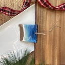 New Mexico State Shaped Beach Theme Christmas Ornament