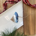 South Carolina State Shaped Beach Theme Christmas Ornament