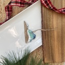 Virginia State Shaped Beach Theme Christmas Ornament