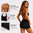  WOO YOGA Criss Cross Sports Bra