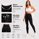  WOO YOGA High Waist Built-In Underwear Legging