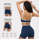  WOO YOGA Contrast Trim Workout Matching Set
