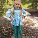  Teal Cord Pant Set