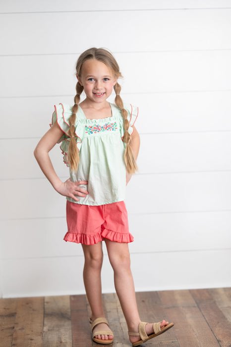 Mint Short Set