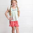 L Mint Short Set