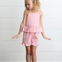 XS Pink Check Set
