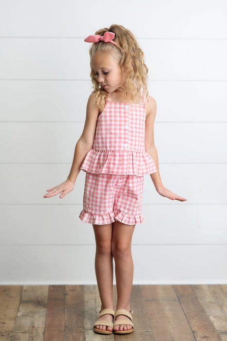 Pink Check Set