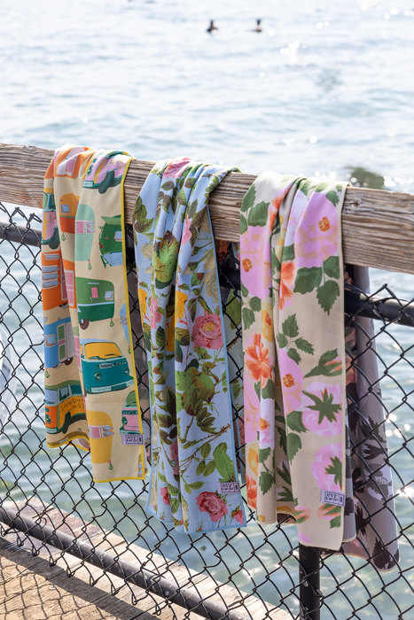 Happy Camper Beach Towel