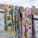  Happy Camper Beach Towel
