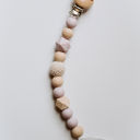 Purple Nora Pacifier Clip