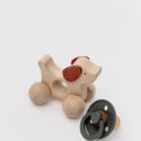 Puppy Wooden toy on wheels