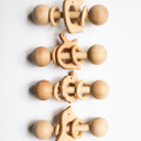  Wooden Rattle with Animal