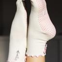  Too Pink Wildflower Pilates & Yoga Grip Socks