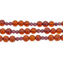  Amber  Garnet Lady Cameo Necklace 20