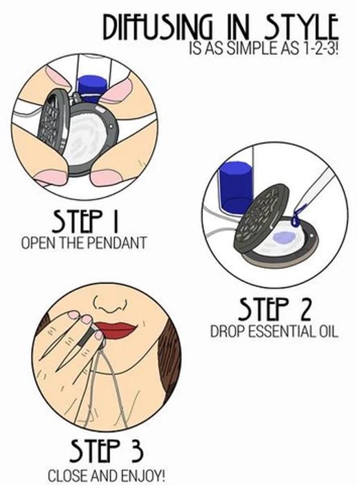 100% Essential Oil plus necklaces diffuser