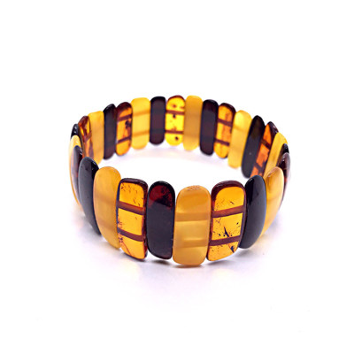 Baltic Amber Multicolor Stretch Bracelet