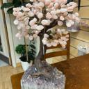  Rose Quartz Crystal Tree  18" Tall